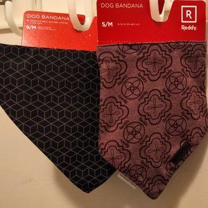 2 Reddy size S/M dog bandanas each $13 retail